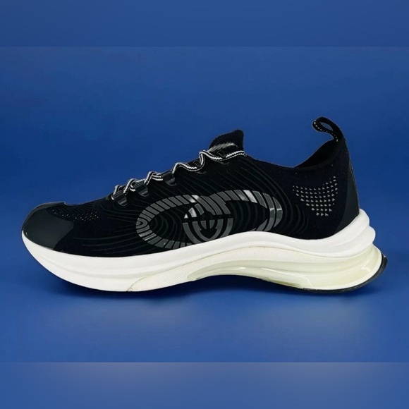 Gucci Run Tech GG Interlocking Logo Sock Sneakers UK 12.5 - US 13 - EU 46.5 - Picture 1 of 9